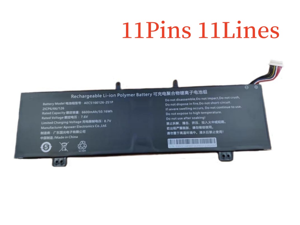 Notebook Batteria AEC5166126-2S1P