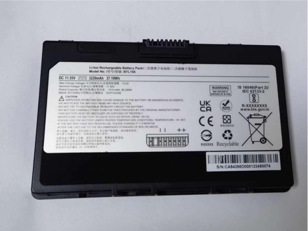 Notebook Batteria BTL156