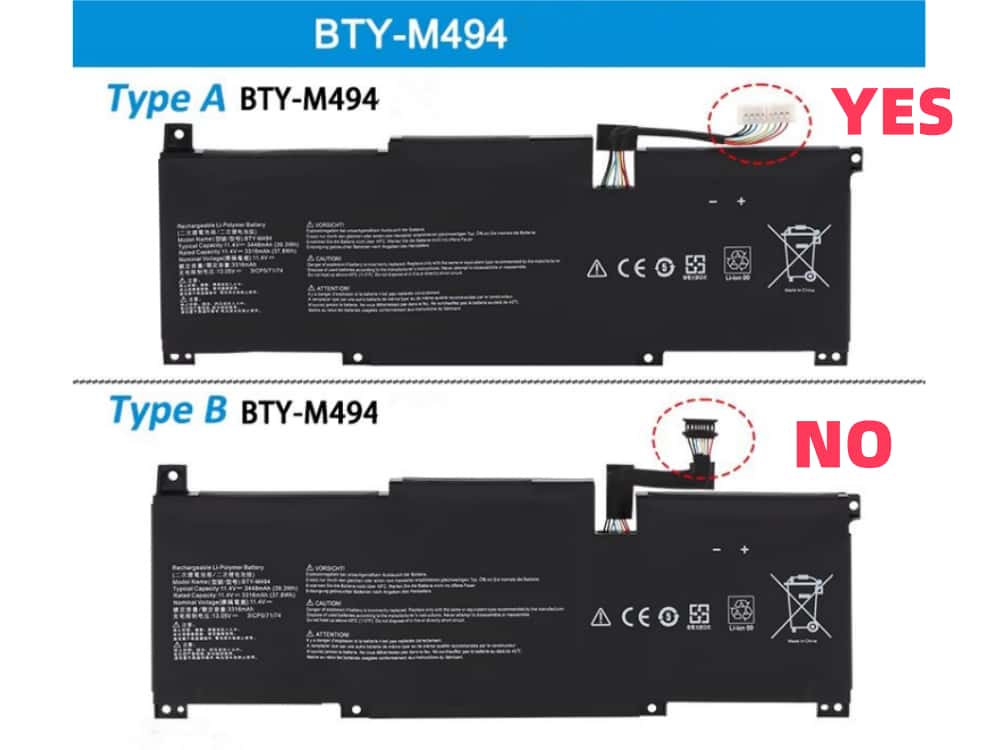 BATTERIE CELLULARI BTY-M494