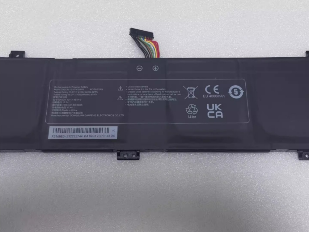 Notebook Batteria GK5CN-13-17-4S1P-0