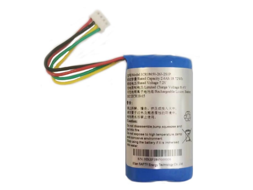  BATTERIA ICR18650-26J-2S1P