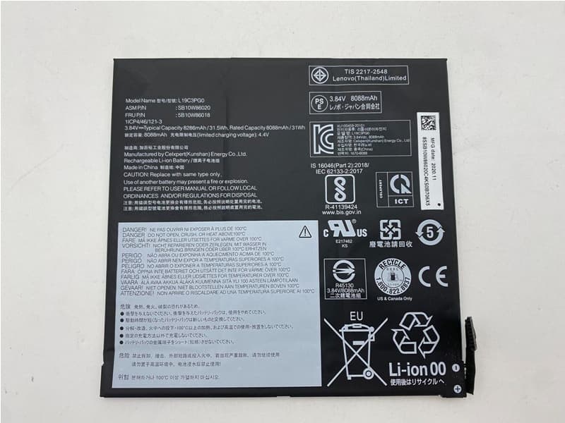 Batteria tablet L19C3PG0