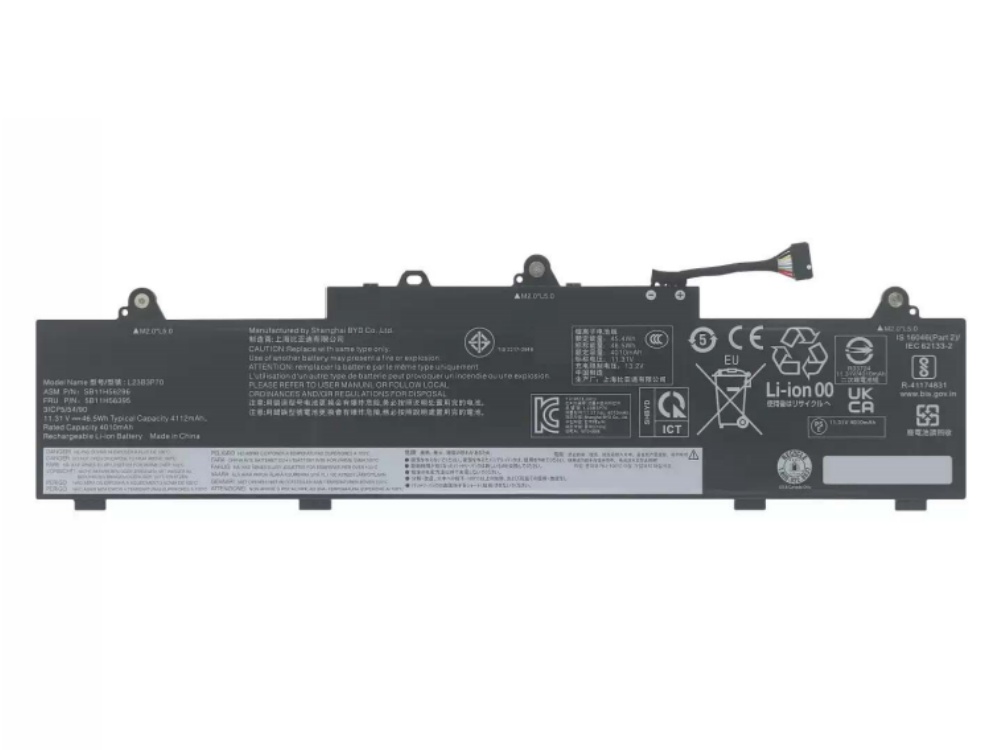 Notebook Batteria L23B3P70