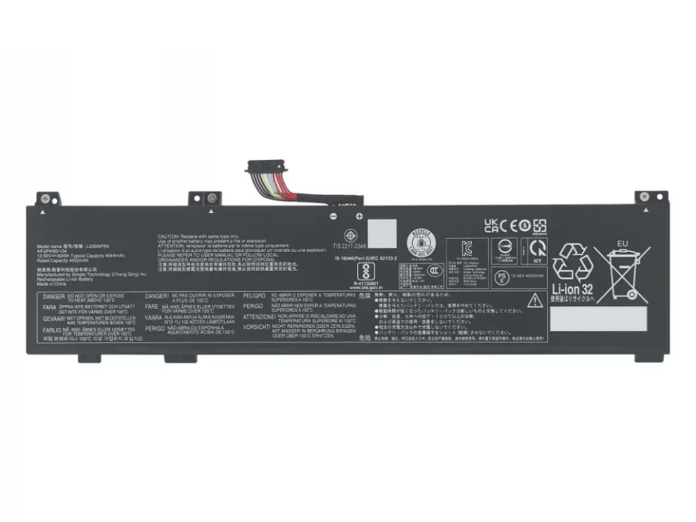 Notebook Batteria L25M4PK0
