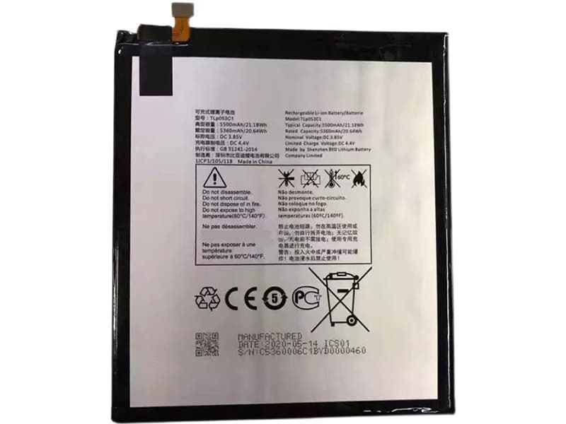 Batteria tablet TLP053C1