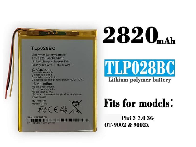 Batteria tablet TLP028BC