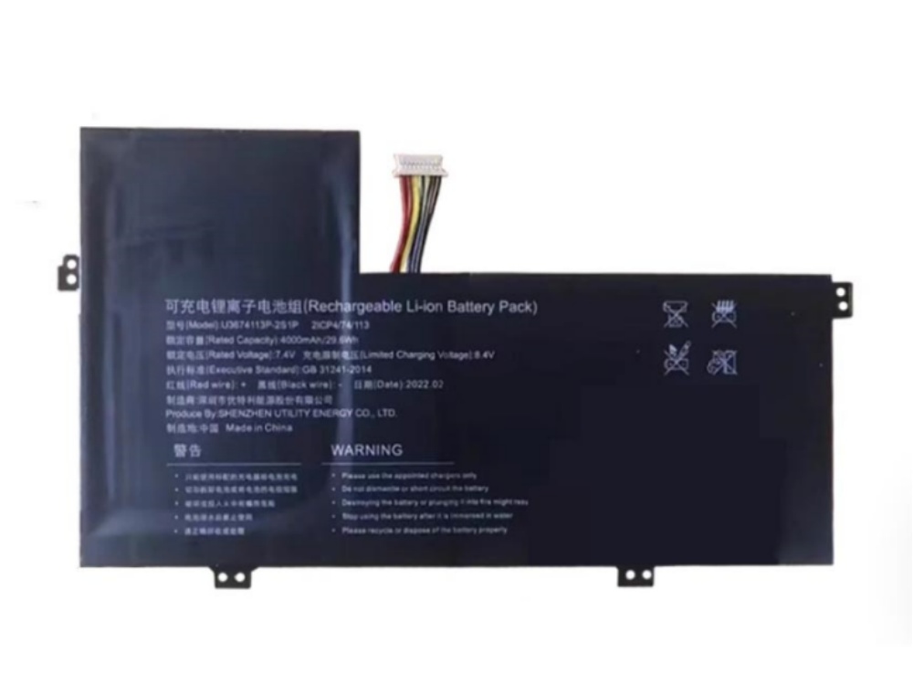 Notebook Batteria U3674113P-2S1P
