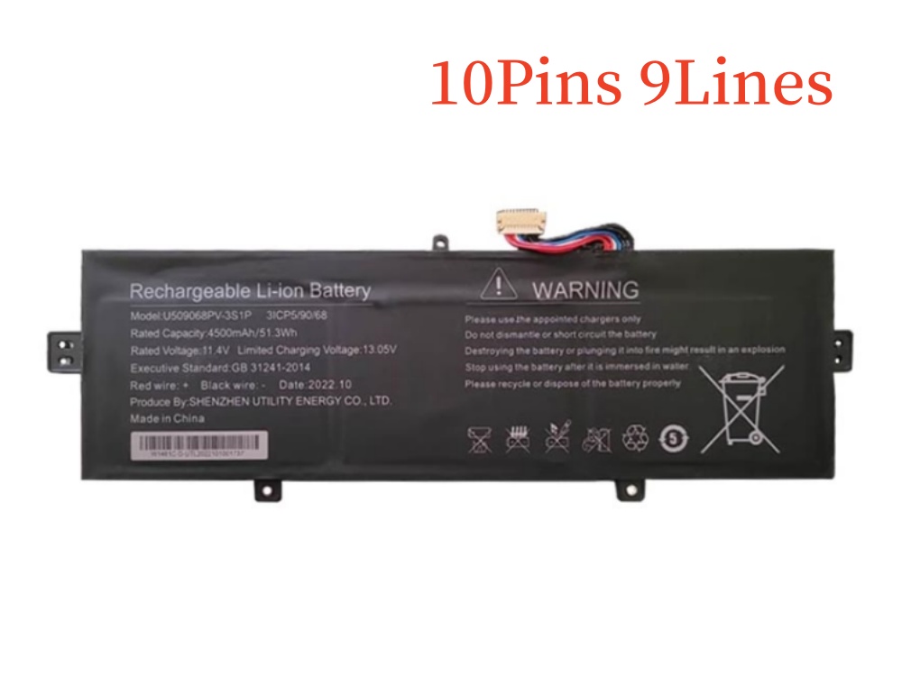 Notebook Batteria U509068PV-3S1P