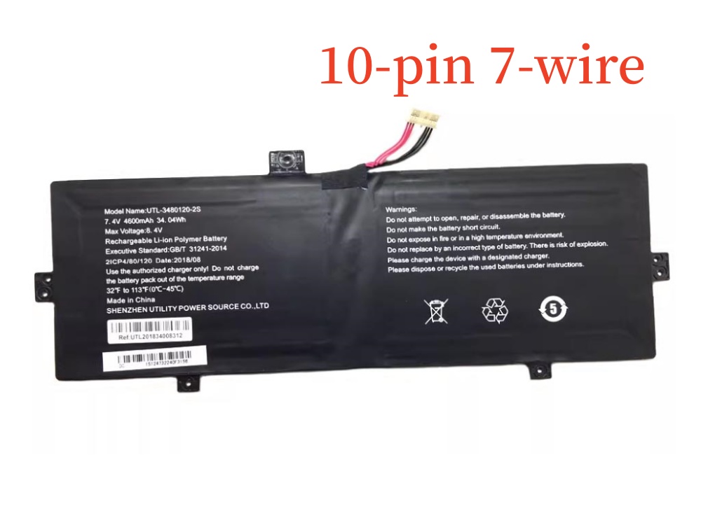 Notebook Batteria UTL-3480120-2S