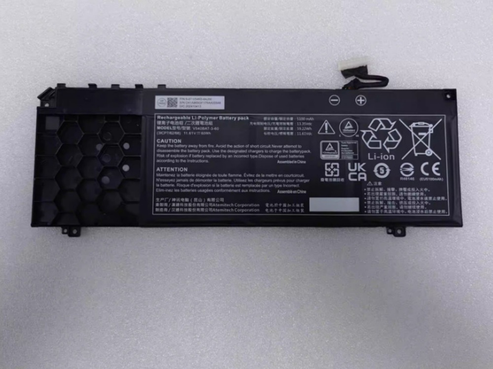 Notebook Batteria 6-87-V54KS-64J00